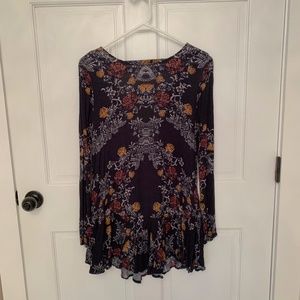 Free People Long Sleeve Mini Dress